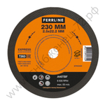 Круг отрезной по металлу FerrLine Express 230 х 2,5 х 22,2 мм A46TBF