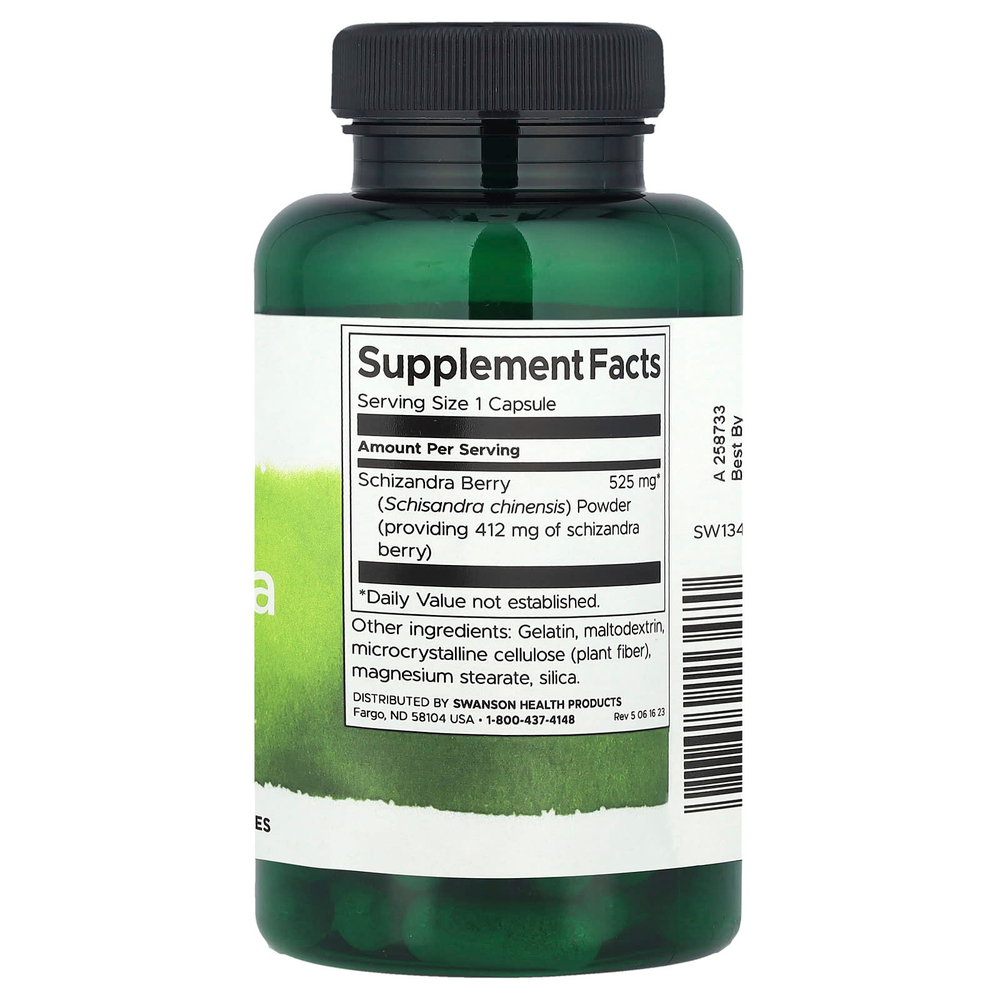 Swanson, Full Spectrum® ягоды лимонника, 525 мг, 90 капсул