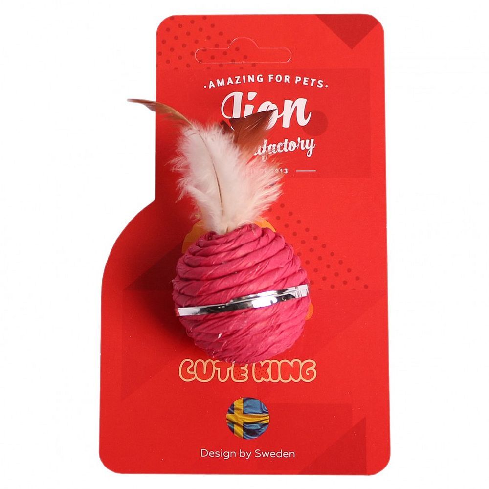 Игрушка для кошки Lion Шарик LMG-K0044-E ЭКО Игрушка для кошки Lion Шарик LMG-K0044-E ЭКО