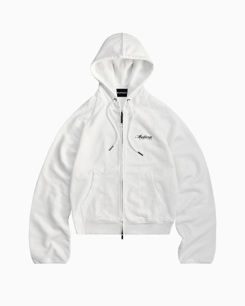 Худи на молнии MADFRENZY White
