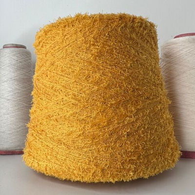 DAFFODIL - Luxury Selection by Ri.Go; 70% меринос, 30% шёлк; 390м/100гр; Травка; col. 1055, цвет: апельсиновый