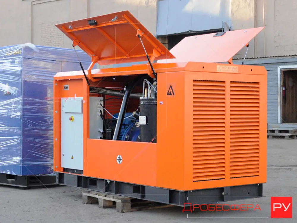 Винтовой компрессор ЗИФ-СВЭ 7,2/1,0 в кожухе