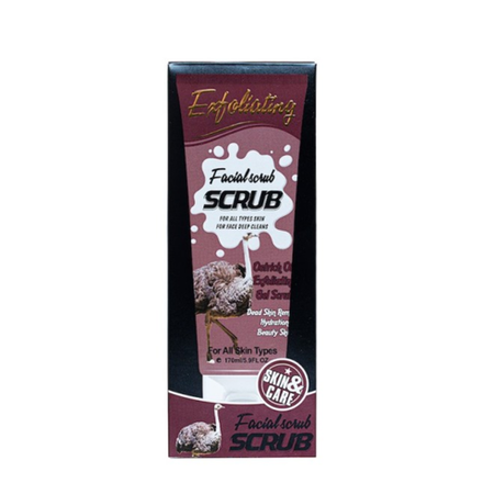 Скраб для лица Exfoliating со страусиным жиром 170 мл