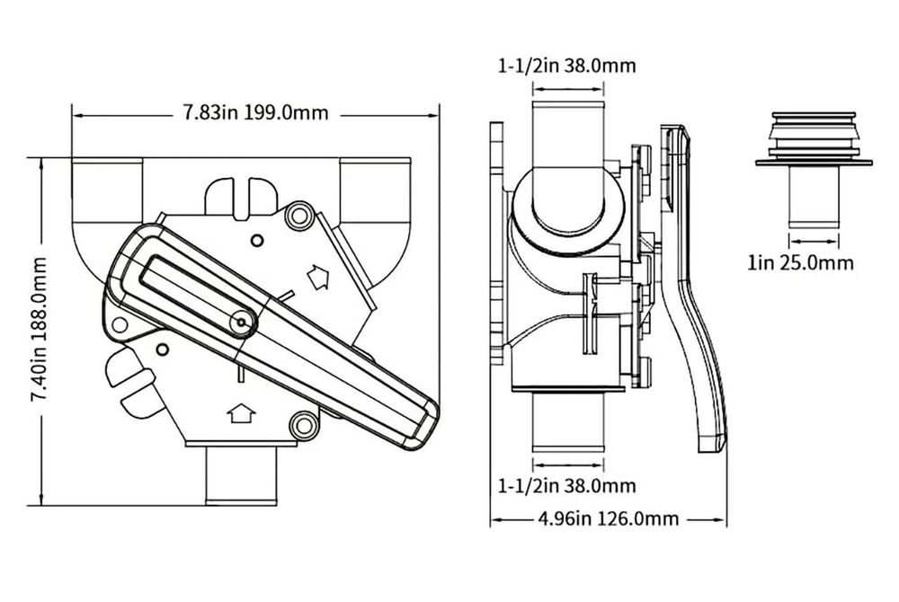 Трехходовый клапан (10268849)