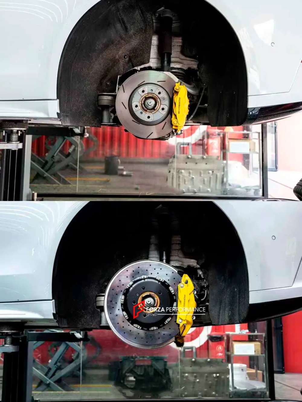 Карбон керамическая тормозная система для PORSCHE PANAMERA 972 2024+ Порше Тормоза Суппорт Тормозные диски Колодки