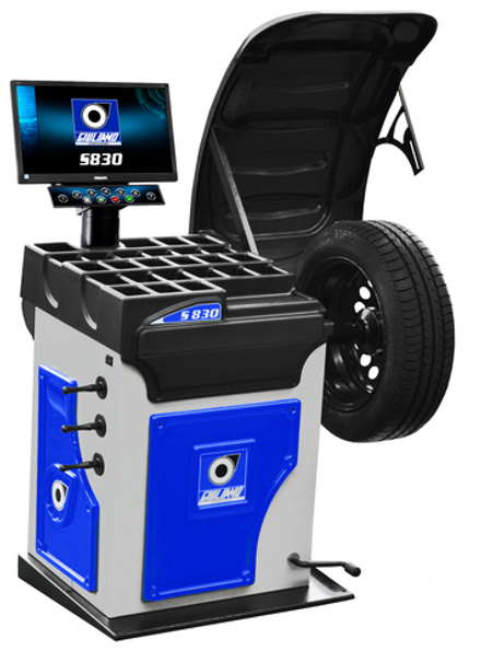 S830 Giuliano Балансировочный станок для колес легковых автомобилей с монитором
