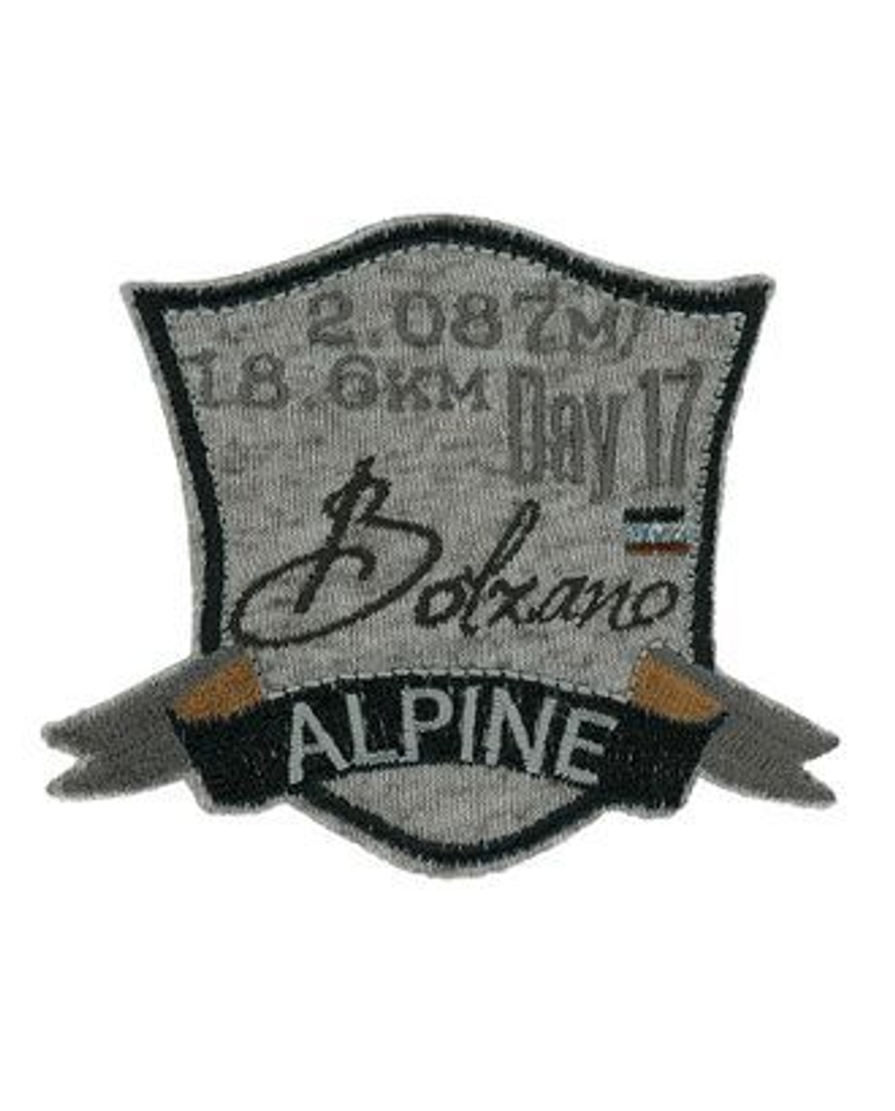 Термоаппликация "Альпы", 4,1 x 5,3 см , 1 шт, 100% полиэстер (10013160/300819/0337387/1_Китай)