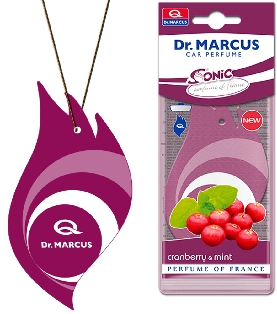 АРОМАТИЗАТОР С ПОДВЕСКОЙ &quot;DR.MARCUS&quot; SONIC CRENBERRY&amp;MINT