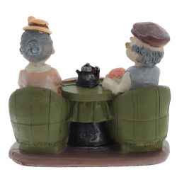 GAEM Фигурка декоративная "Бабушка с дедушкой", L15 W8 H14 см, 2в.