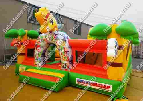 Коммерческий надувной батут "Сафари-экскурсия" 5*5*2,8 м