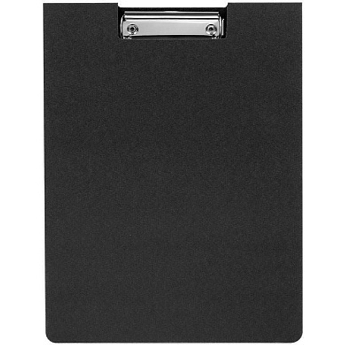 Папка-планшет с зажимом OfficeSpace А4, пластик (полифом), черный