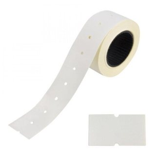 Этикет-лента 21,5*12 прям.белая 1/рул