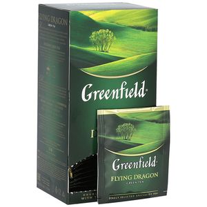 ЧАЙ ЗЕЛЕНЫЙ FLYING DRAGON 25ШТх1.5ГР GREENFIELD