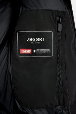 ZARA КУРТКА-ПУХОВИК HEIQ XREFLEX™ RECCO® , ЭКРЮ