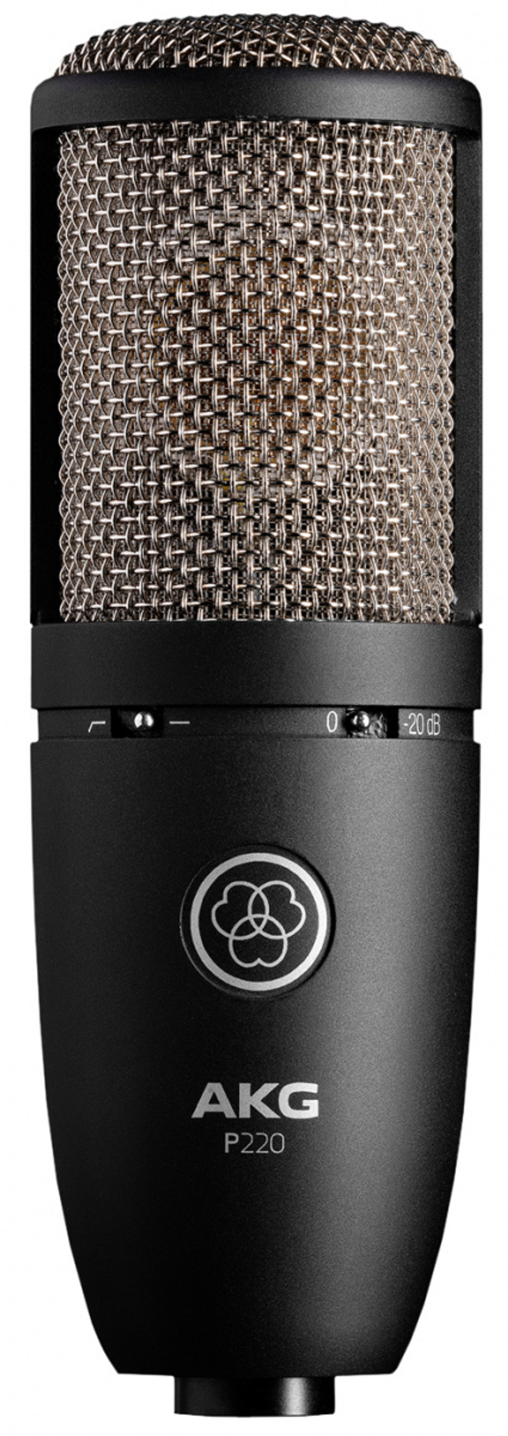 AKG P220 микрофон конденсаторный кардиоидный, мембрана 1', 20-20000Гц, 18мВ/Па, SPL135/155дБ__1