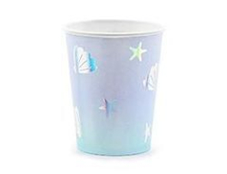 Стаканы бумажные, Нарвал (Ракушки/звездочки), 220 мл, 6 шт, 1 уп.