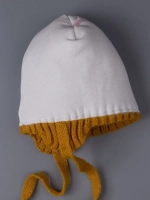 Шапка для девочки зимняя вязаная и снуд