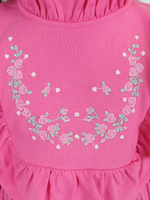 9-80-3 платье для девочки с длинным рукавом Luneva