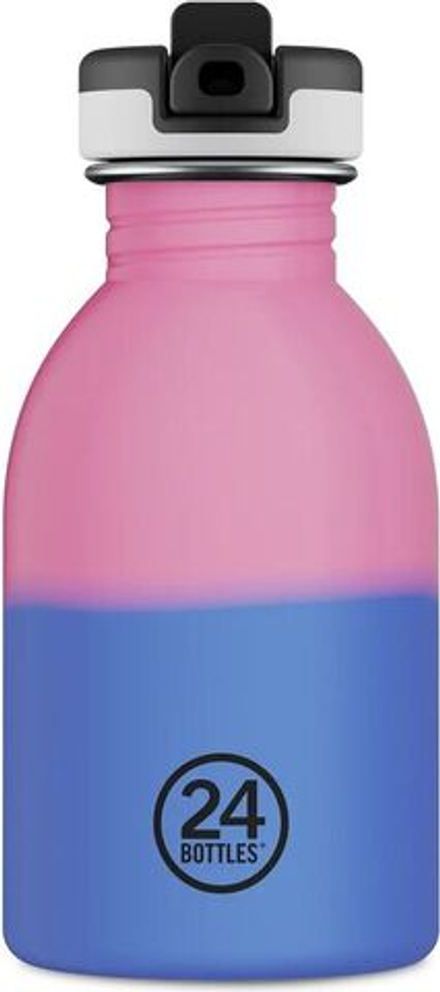 Детская бутылка для воды 24Bottles Urban Bottle Kids Reactive, нержавеющая сталь, 250 мл, розовая