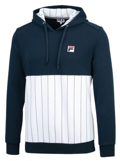 Мужская теннисная кофта Fila Hoody Misha - peacoat blue/white