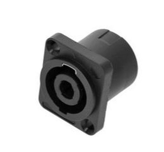 Adam Hall K4PSM4BLK - разъем SpeakON (M), 4-pin, панельный