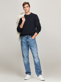 Свитшот Tommy Hilfiger Solid Crewneck Navy