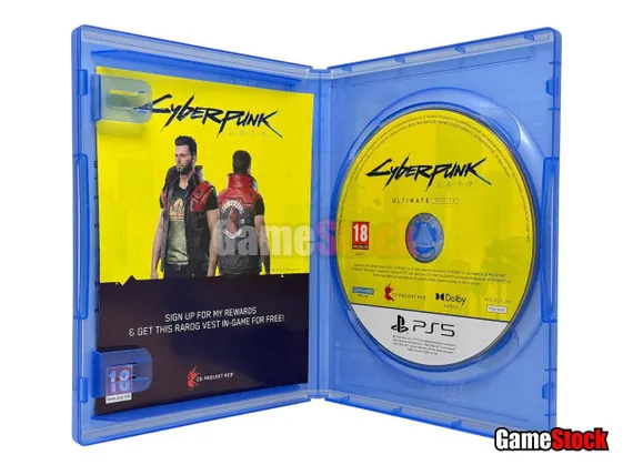 PS5 Cyberpunk Ultimate Edition (Б/У, Полностью на русском, PPSA-04027, активный код)