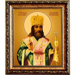 Феодосий, архиепископ Черниговский, святитель. Икона на холсте.