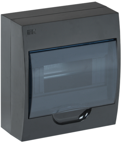 KREPTA 3 Корпус пластиковый ЩРН-П-8 IP41 черный IEK