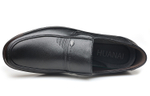 HUANAI Casual Leather Shoes Men"s Low top Black