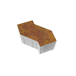 Тротуарная плитка S-ФОРМА В.3.Ф.10, 172х94х100мм Листопад гладкий Осень