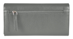 Кошелек Cross RTC, кожа наппа, серый, 20x11x2,5 см