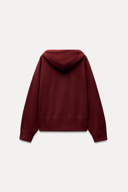 ZARA ХУДИ, ЦВЕТ БУРГУНДСКОГО ВИНА