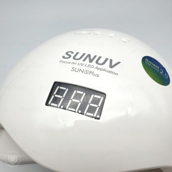 Оригинальная лампа для сушки геля и гель лака LED 48W SUN 5 plus, гарантия 1 год.