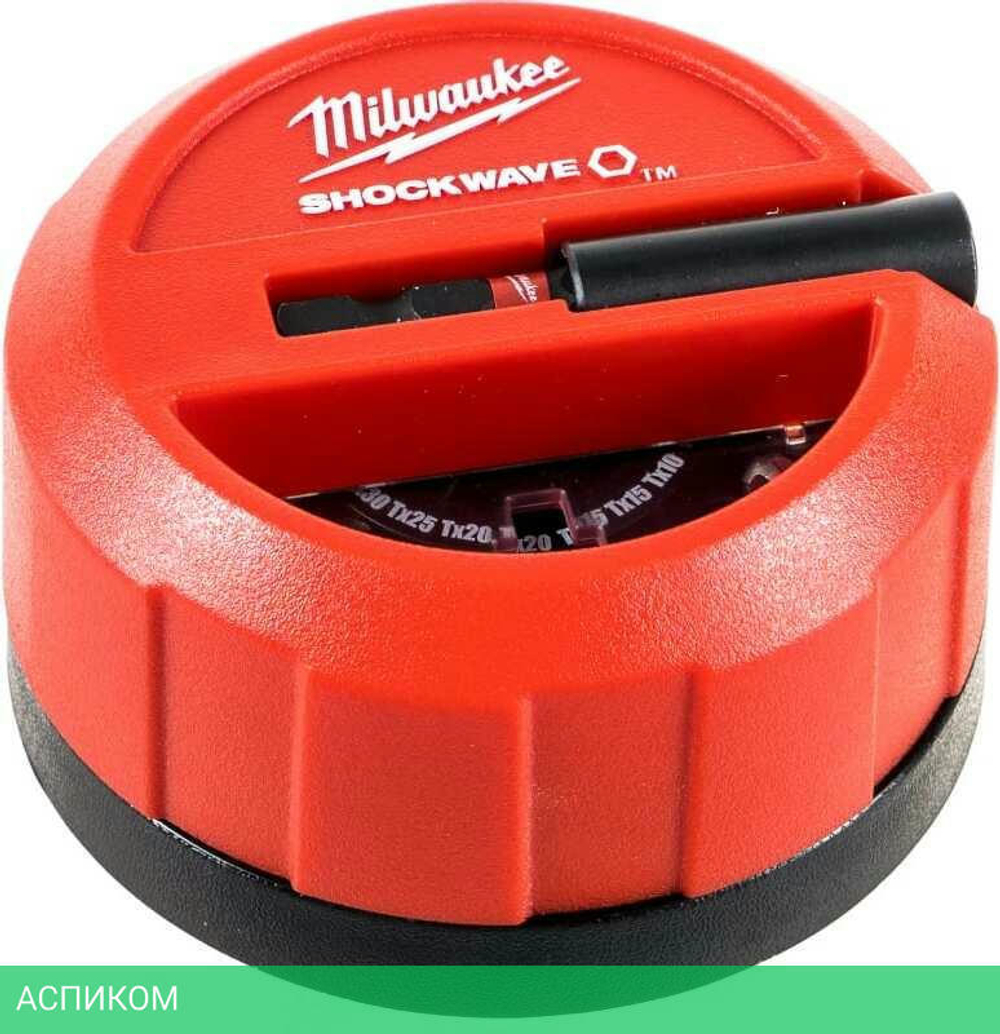 Набор бит Milwaukee Shockwave 15шт в пластиковом кейсе (4932430904)