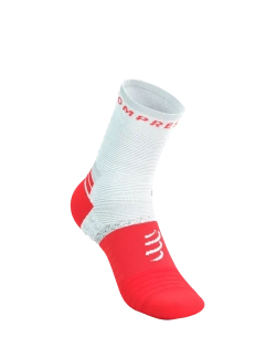 Носки Pro Marathon V2.0 FLUO RED/WHITE