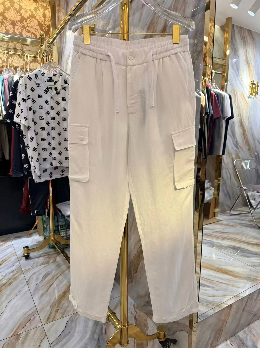 Льняной костюм Dolce & Gabbana