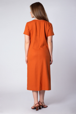 Платье женское 1843ЮП, Терракот #363Тер051843ЮП