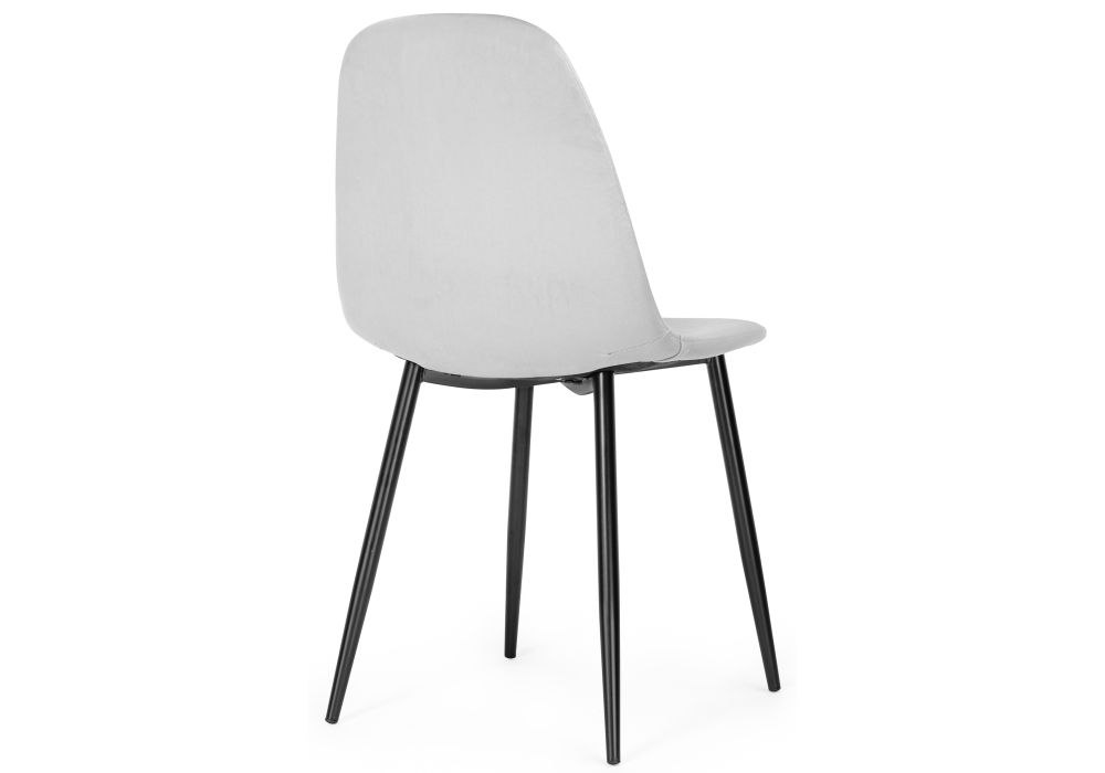 Стул на металлокаркасе Lilu light grey / black
