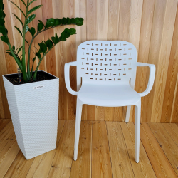Кресло "Космо" от бренда OLA DOM. Цвет: Белый.