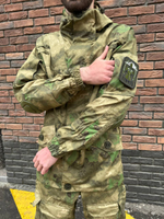 Тактический костюм горка с наколенниками и налокотниками мох