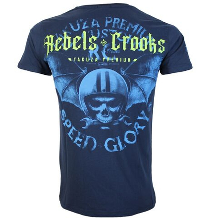 Футболка тёмно-синяя Yakuza Premium 3613-2