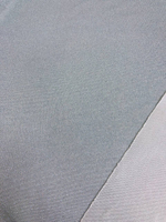 Трикотаж люрекс, белый/голубой/серебро IDT