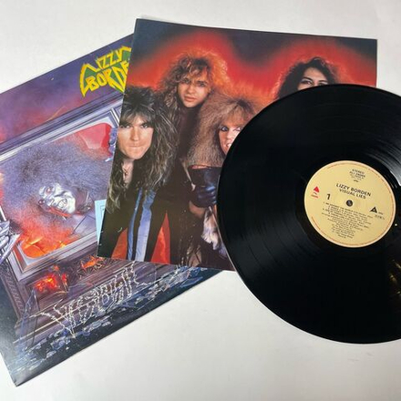 Винтажная виниловая пластинка LP Lizzy Borden Visual Lies (Japan 1987) (No Obi) (Promo)