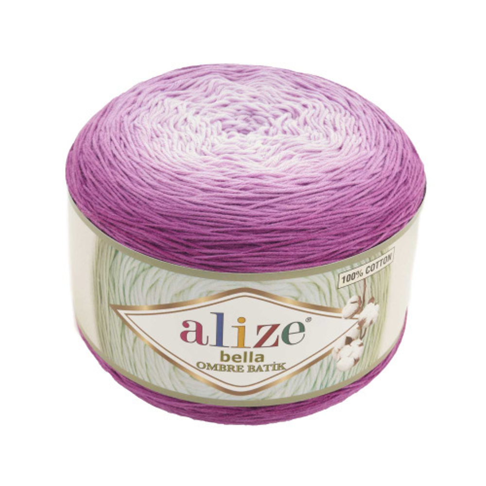 Пряжа Bella Ombre Batik, 250г, 900м, 100%хлопок (цена за 1 шт)