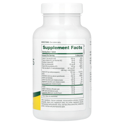 NaturesPlus, Мега-стресс с замедленным высвобождением, 90 таблеток