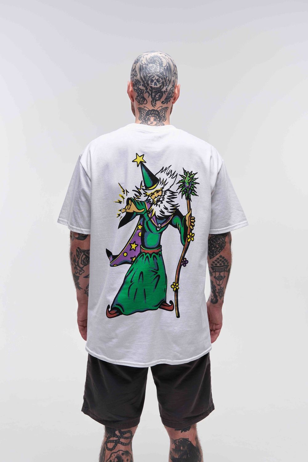 Футболка Old Lizard Wizzard 2.0 Белая