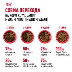 Royal canin medium adult сухой корм для взрослых собак средних пород от 12 месяцев до 7 лет, со свининой - 3 кг