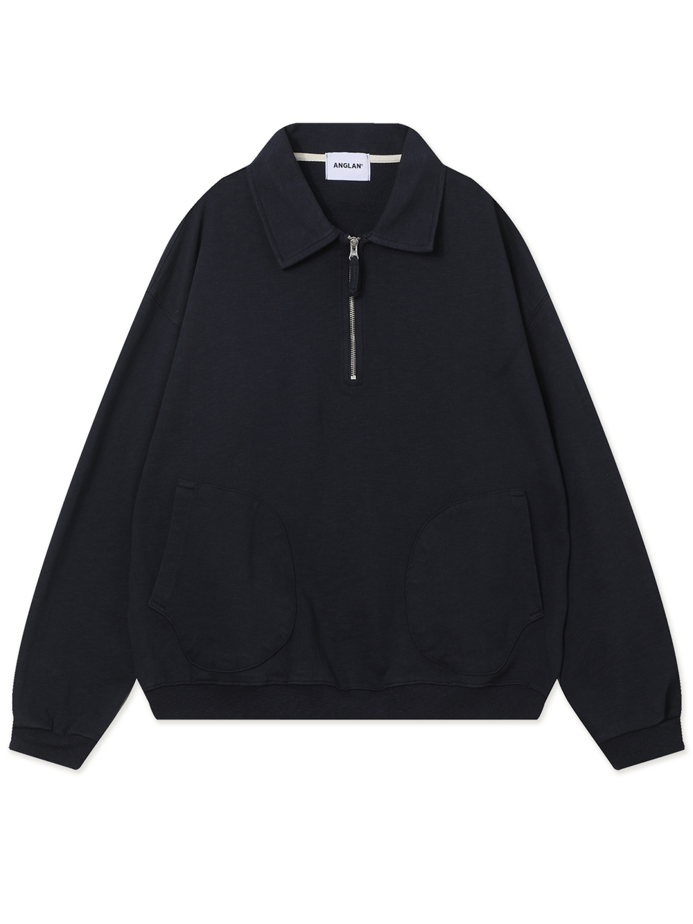 Толстовка На Молнии (Half-zip) Boxing Pocket Collar Sweat Shirt