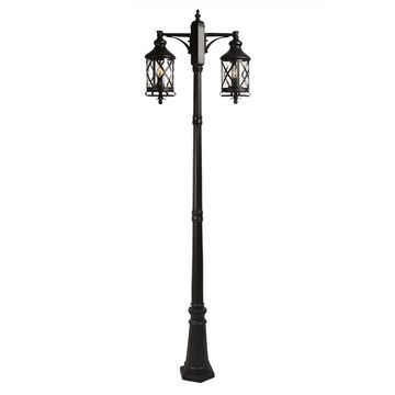 Уличный фонарь 2*Е27 100020/2200 черный матовый Ferrara Loft It